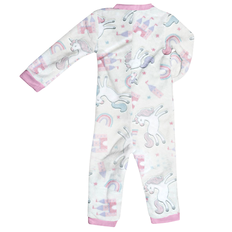 Pijama ultrasuave de microfibra para bebé (mameluco) Fantasy Glow