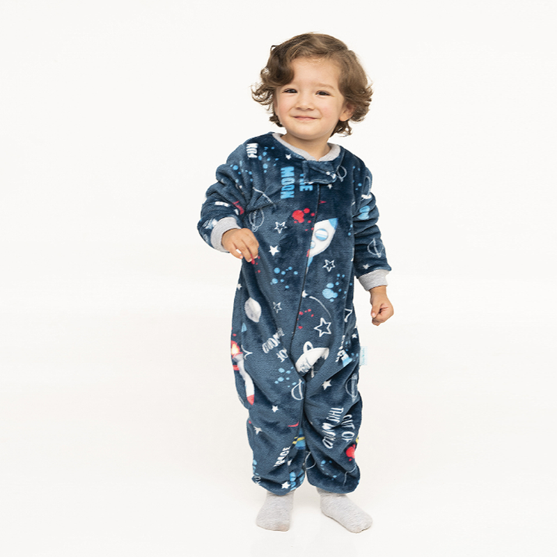 Set Pijamitas (mameluco) Galaxy & Velvet Gray