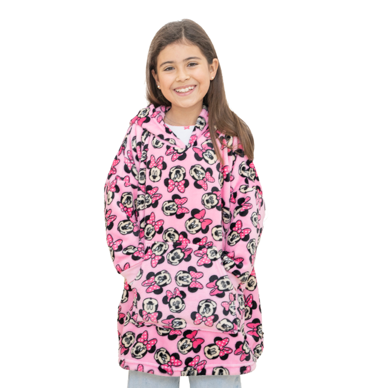 Sudadera cobija afelpada Pink Minnie 4-8 años