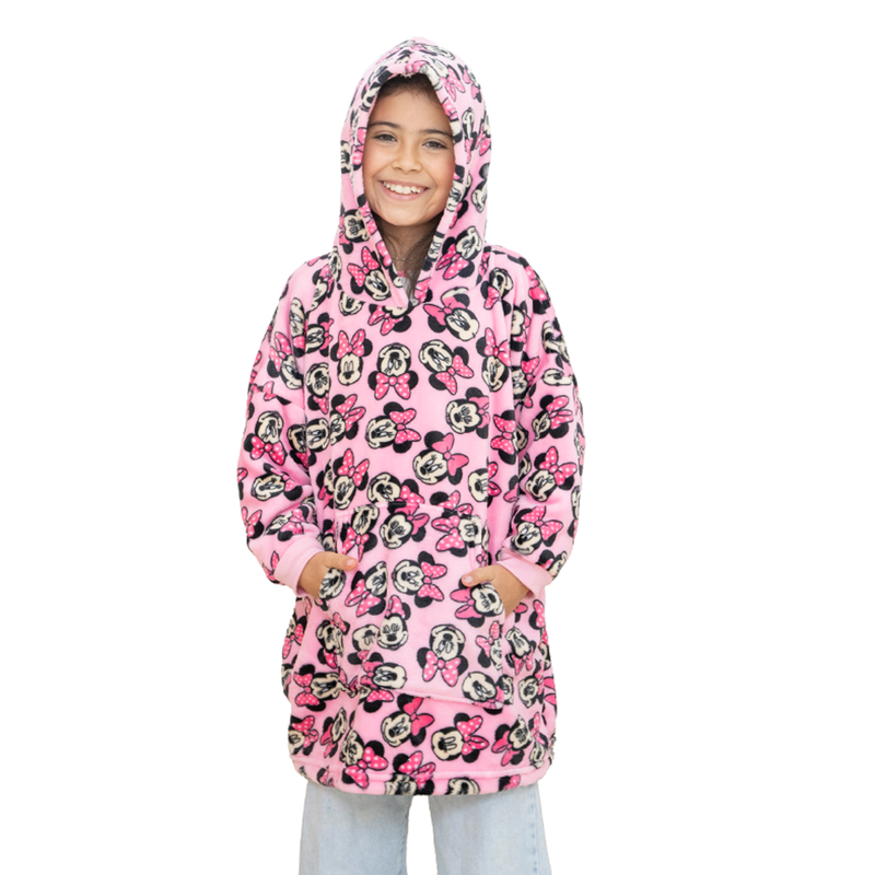 Sudadera cobija afelpada Pink Minnie 4-8 años