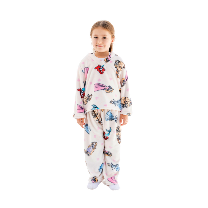 Pijama ultrasuave de microfibra para niña (2 piezas) Disney Princess