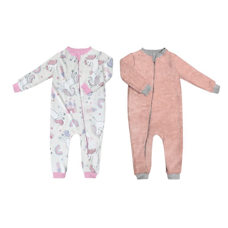 Set Pijamitas (mameluco) Fantasy Glow & Velvet Rose